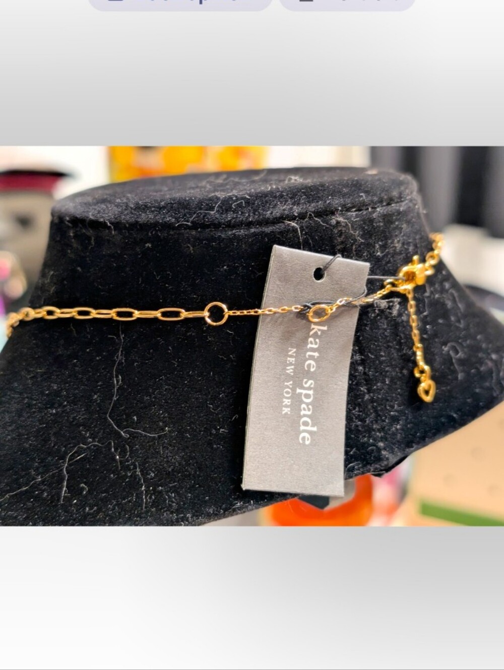 Kate Spade New York ♠️ Sweetheart Charm Pendant Necklace - Picture 5 of 6